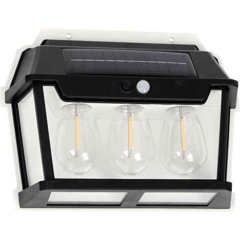 Filo Dreifache Solar-Wandleuchte 3000K