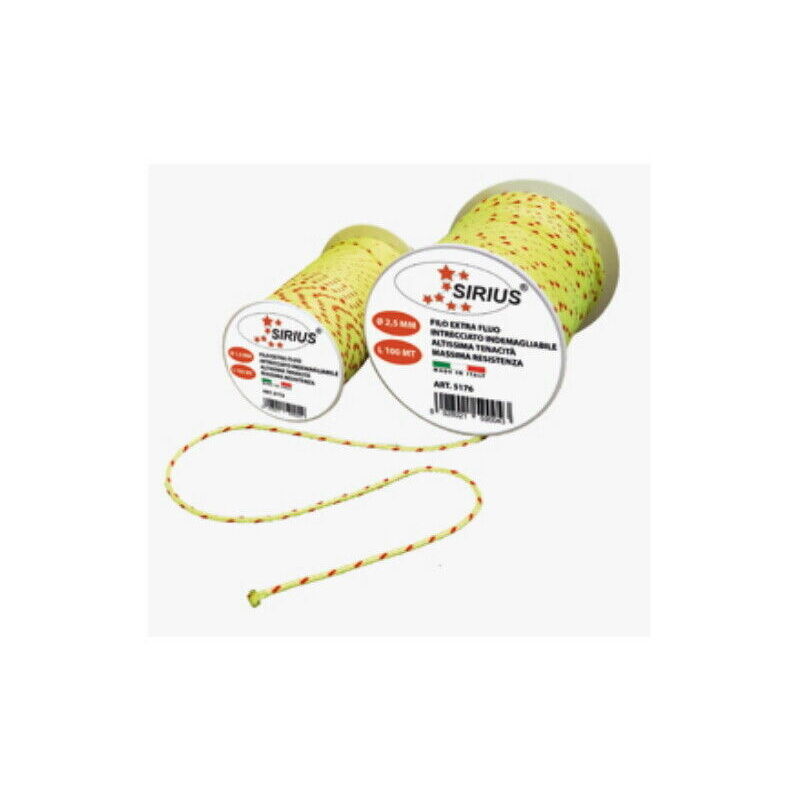 Sirius - Filo edilizia extra giallo fluo alta