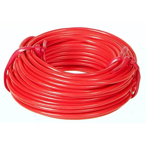 FILO ELETTRICO AUTOADESCANTE 4 mm² ROSSO (10 M)