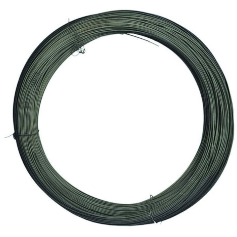 Green Plasticised Iron Wire Diameter 2.2 mm Roll 50 m PVC Coated Wire for Garden