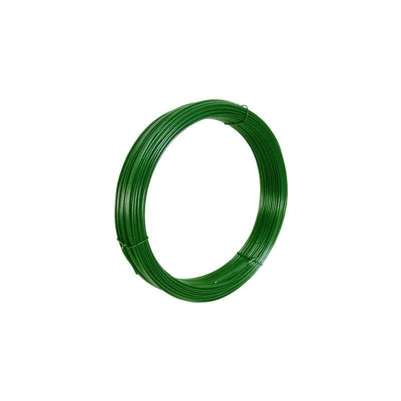 Image of Filo ferro plasticato verde p/legatura MT.100