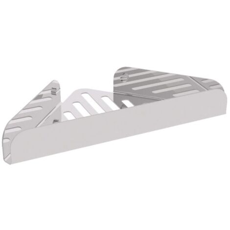 Filo griglia angolare doccia porta sapone / shampoo inox spazzolato 50034.32 - -  LINEABETA - -