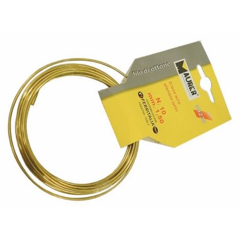 Filo in Ottone in Matassina misura  N. 1   0,6 mm Lunghezza 20 mt Maurer
