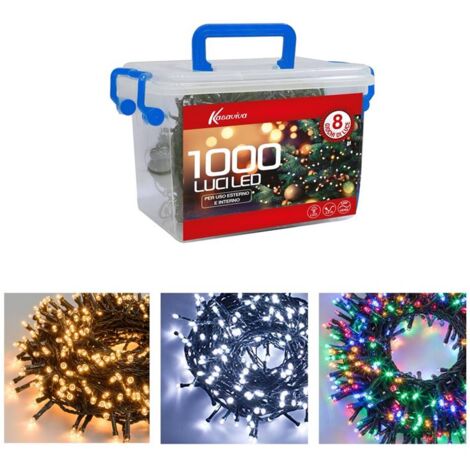 FILO LED 1000 MULTICOLOR INTERNO ED ESTERNO IN BOX 49 M