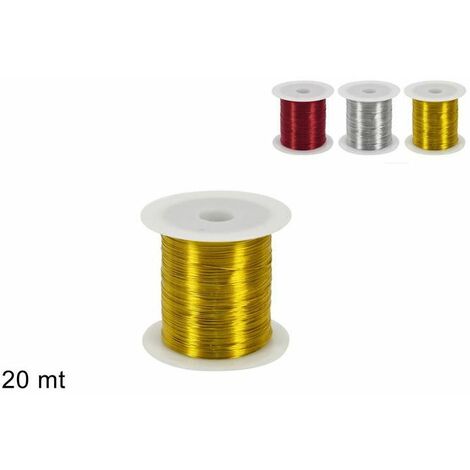 FILO METALLO 20 MT  3 ASS DI COLORI  PREZZO CADUNO INDICARE