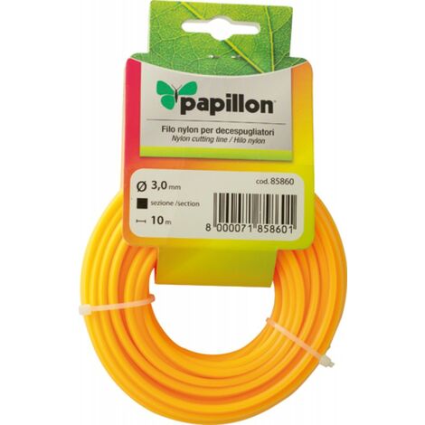 FILO NYLON DECESP.PAPILLON QUADRO 3,0MMX 10MT - CF. BLISTER