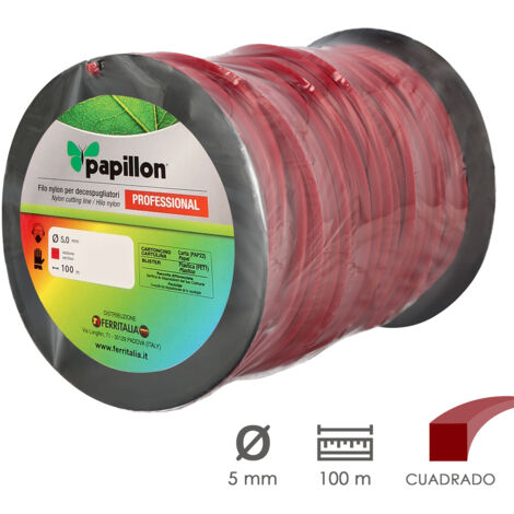 FILO NYLON DECESP.PAPILLON QUADRO PROF. 5,0MMX100MT - CF. ROCCHETTA