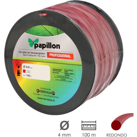 FILO NYLON DECESP.PAPILLON TONDO PROF. 4,0MMX100MT - CF. ROCCHETTA
