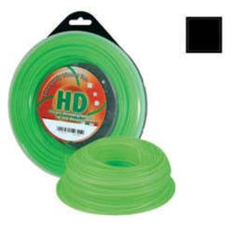 Filo Nylon Quadro Professionale Per Decespugliatore - mm.2,4  in matassa mt.15
