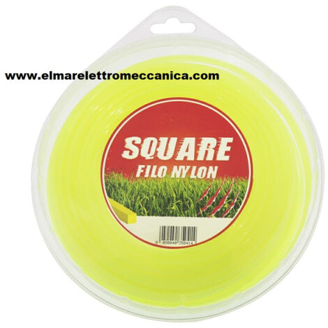 Filo per decespugliatore Blister filo Giallo Fluo Tondo diametro 2.7 mm Lunghezza 15 metri  600496