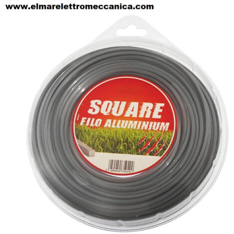 Filo per decespugliatore Blister filo Grigio Ossido Alluminio Tondo diametro 3 mm Lunghezza 56 metri 600388