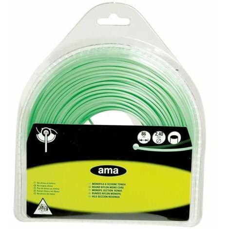 Filo per decespugliatore Evergreen da 56m sezione tonda Ø 3mm