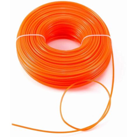 FILO PER DECESPUGLIATORE QUADRO 3 MM BOBINA 15 MT M TAGLIAERBA CAVO MATASSA 199