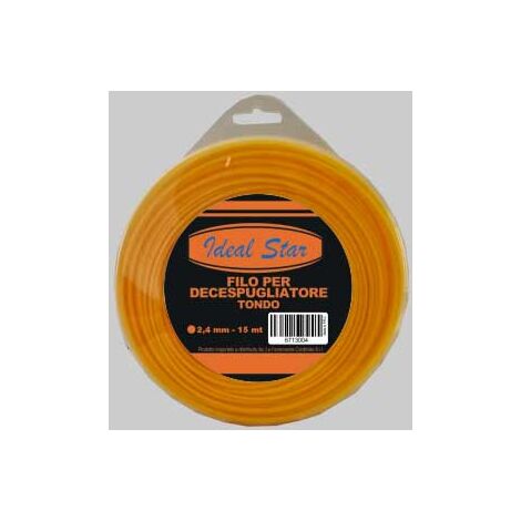 Filo per decespugliatore tondo ideal star diametro mm 4,0x30 mt