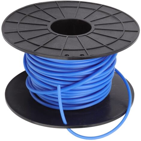 Filo per decespugliatore tosaerba rotondo, spessore 4 mm, lungo 30 m, blu, ricambio per Black & Decker