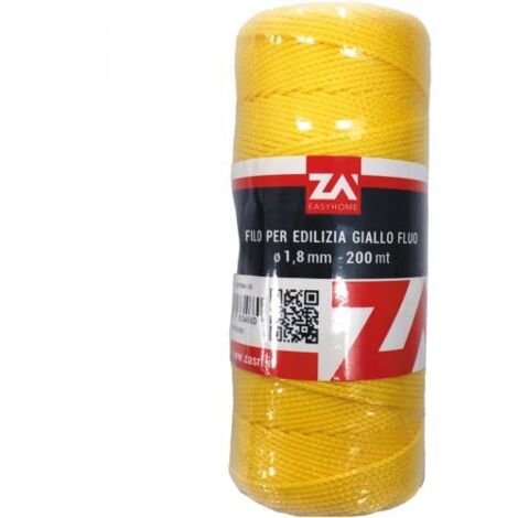 Filo Per Edilizia 1,8 Mm Cf 200 M Giallo