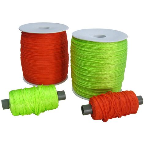 Filo 50mt in nylon per edilizia lenza verde