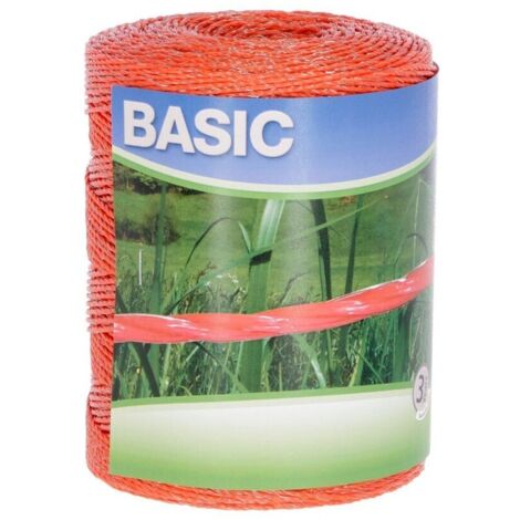 Filo per elettrificatore basic 250mt per recinzioni a batteria animali pascolo
