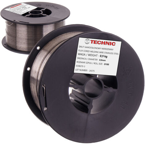 FILO PER SALDATURA INOX AUTOSCHERMATO 0,8 MM 0,9 KG PER SALDATURA