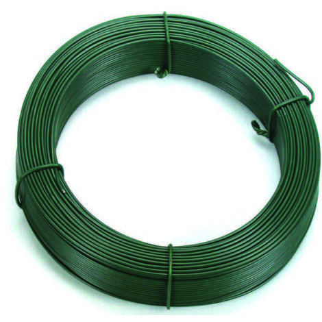 Filo plastificato verde in matasse mt.100 - n°18 filo ø mm. 3,6 per tensione