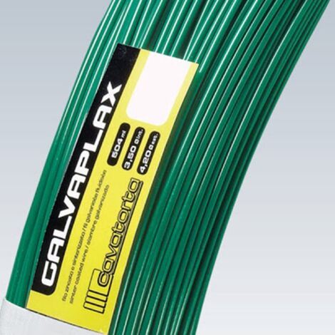 Filo plastificato verde in matasse mt.100 - Specifiche: N°10 filo Ø mm 1,5 per legature