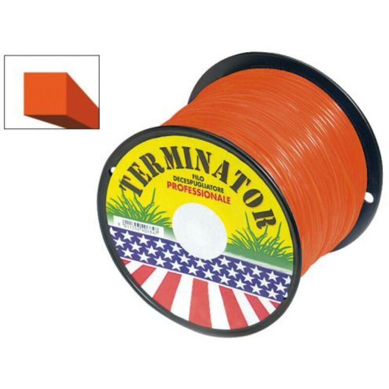 Filo Quadrato 4mm Per Decespugliatore - Bobina Da 100 Metri - Foto 4