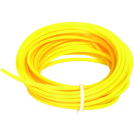FILO QUADRATO PER DECESPUGLIATORE Col. Giallo mm. 3,0x10 mt.