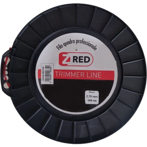 Filo quadro per decespugliatore diametro filo 2,70 mm bobina da 169 m