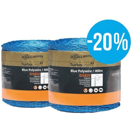 filo recinzione Gallagher turbo line 2 rotoli 400m resistente