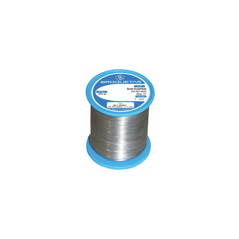 Filo per saldatura a stagno 50SN/ 50PB ø 1 mm 250