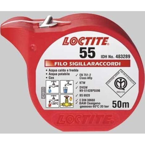 FILO SIGILLANTE LOCTITE 55/50 - 50 Mt