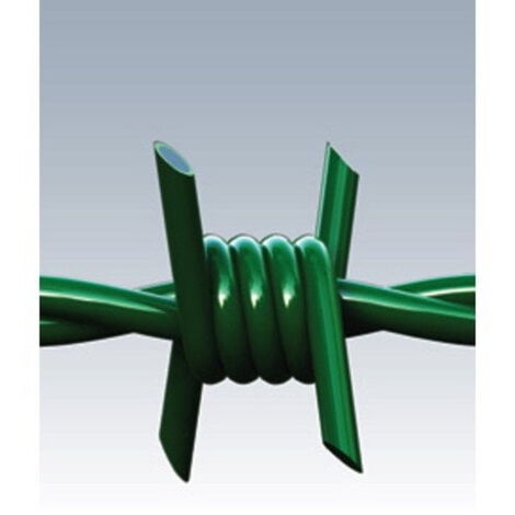 Filo spinato Riccio plastificato grigio, L.250 m Cavatorta