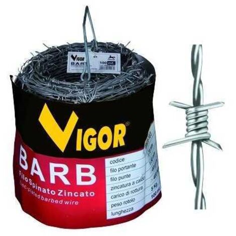 Filo Spinato Vigor Barb Zincato Mt. 250