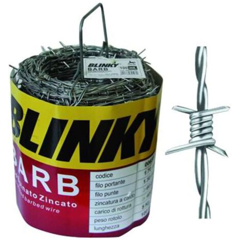 Filo spinato zincato 100 m