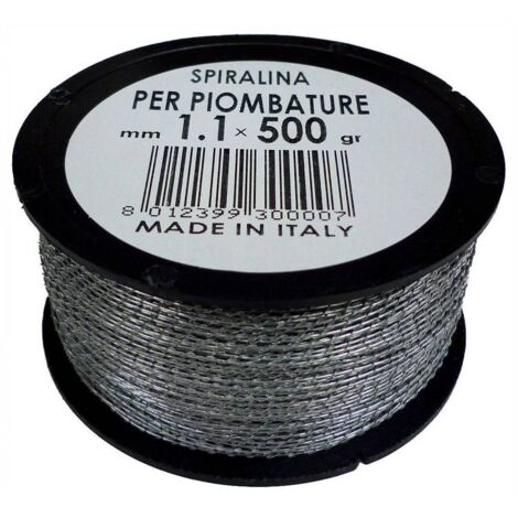 FILO SPIRALINO PER PIOMBATURE D 1,1 MM   500 G