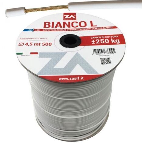 FILO STENDIBIANCHERIA BIANCO L ACC OTT D 4,5 MM 500 ML