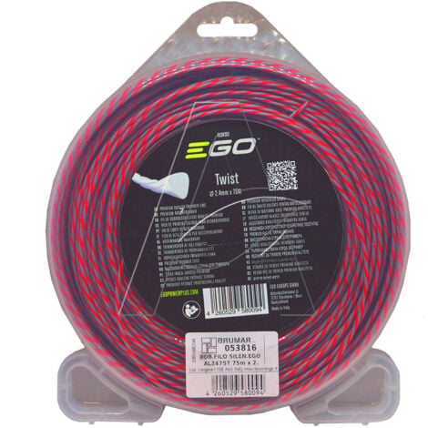 EGO POWER PLUS Filo twist 15 m x 2,4 mm Mod. AL2015R per decespugliatori - EgoPower+