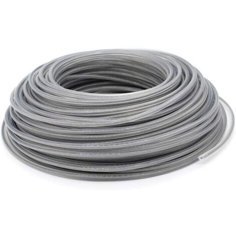 Filo universale per decespugliatore KZQ, filo in acciaio da 3,0 mm, filo in acciaio resistente per testina per decespugliatore con avvitatore a percussione per giardinaggio.