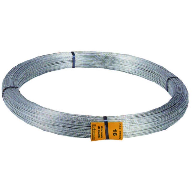Filo Ferro Zincato In Matasse n 8 Filo Mm.1,3 mt.96 Per Ogni Kg. Ci...