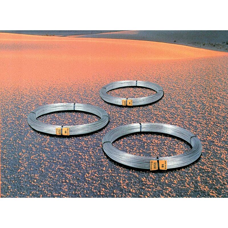 50 x filo zincato n.24 mm.6,5 cavatorta