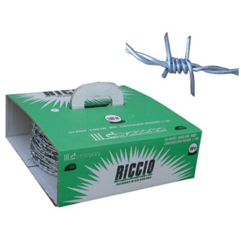 FILO ZINCATO SPINATO RICCIO 100 M  F.1,70 DA 5 KG- 1,0 rotoli