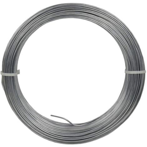 Filo zincato zingato multiuso legature recinzione ferro 1,3x18 1,3mm x 18mt
