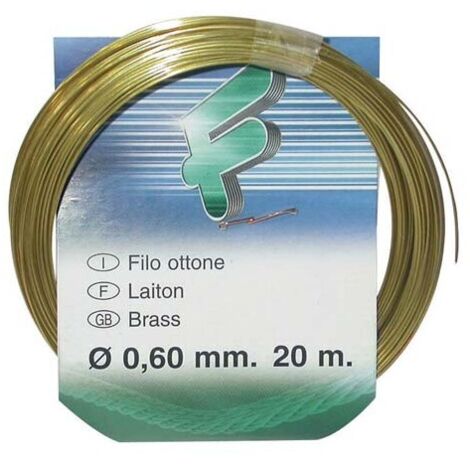 Filomat Bottillon en laiton doré 20 mètres 0,6 mm