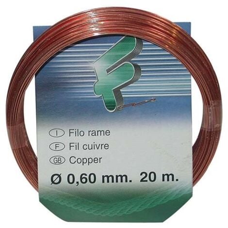 FILOMAT - Fil attache - cuivre - 0.6 mm - 20 m