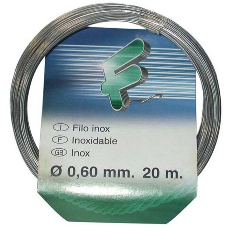 Fil Inox 0.6mm Rouleau 20m Sc - Filomat