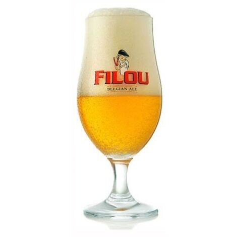 Filou - Verre à bière 33 cl - Verre officiel belge