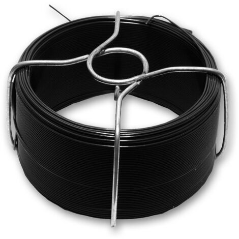 Filpack Chapuis - Filo metallico in acciaio plastificato, diametro esterno 0,8 mm, lunghezza 75 m, colore nero, alta durata, standard di qualità e sicurezza