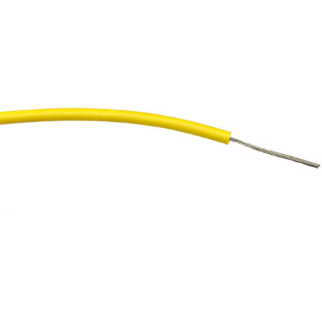 Fils de câblage RS PRO, 0,22mm², Jaune, 500m, 1 000 V c.a. ( Prix pour Bobine de 500 Mètres )