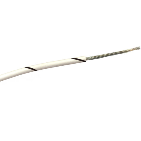 Fils de câblage RS PRO, 0,22mm², Noir/Blanc, 100m, 1 000 V c.a. ( Prix pour Bobine de 100 Mètres )