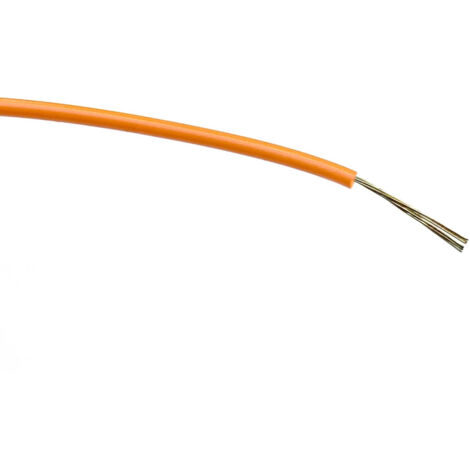 Fils de câblage RS PRO, 0,22mm², Orange, 500m, 1 000 V c.a. ( Prix pour Bobine de 500 Mètres )